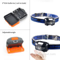 Plastic adjustable sensor headlamp